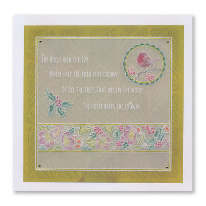 Linda's Layering Frames Set 1 - Christmas A4 Square & A5 Square Groovi Plate Collection