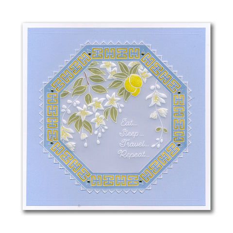 Linda's Layering Frames Set 6 - Greek A4 Square & A5 Square Groovi Plate Collection