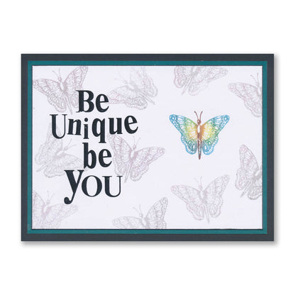 Barbara's Dotted Butterflies A5 Stamp Set