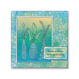 Barbara's SHAC Vases & Foliage A5 Square Stamp & Mask Set
