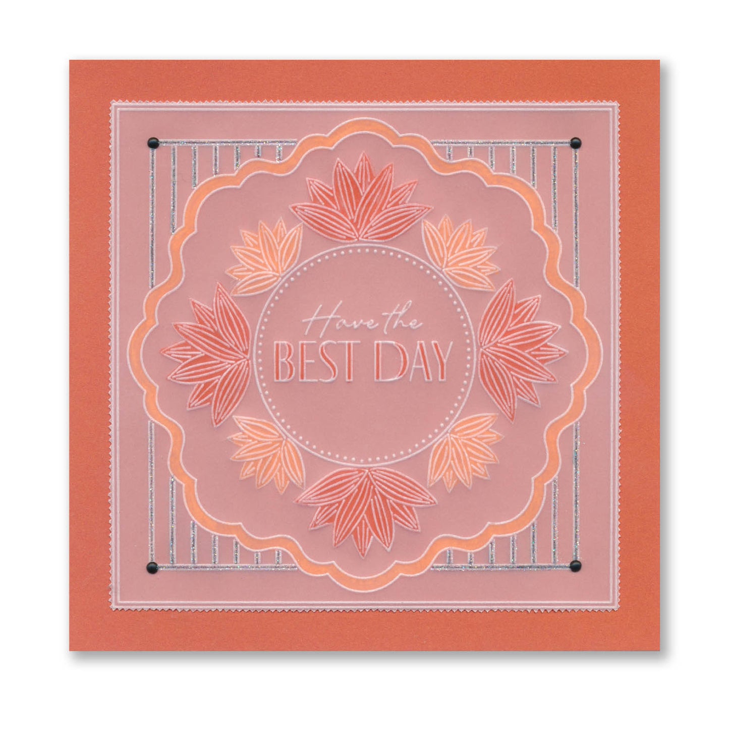 Flower Girls & Sentiments A4 Groovi Plate