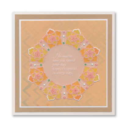 Floral Spray A6 & Spacer Groovi Plate Collection