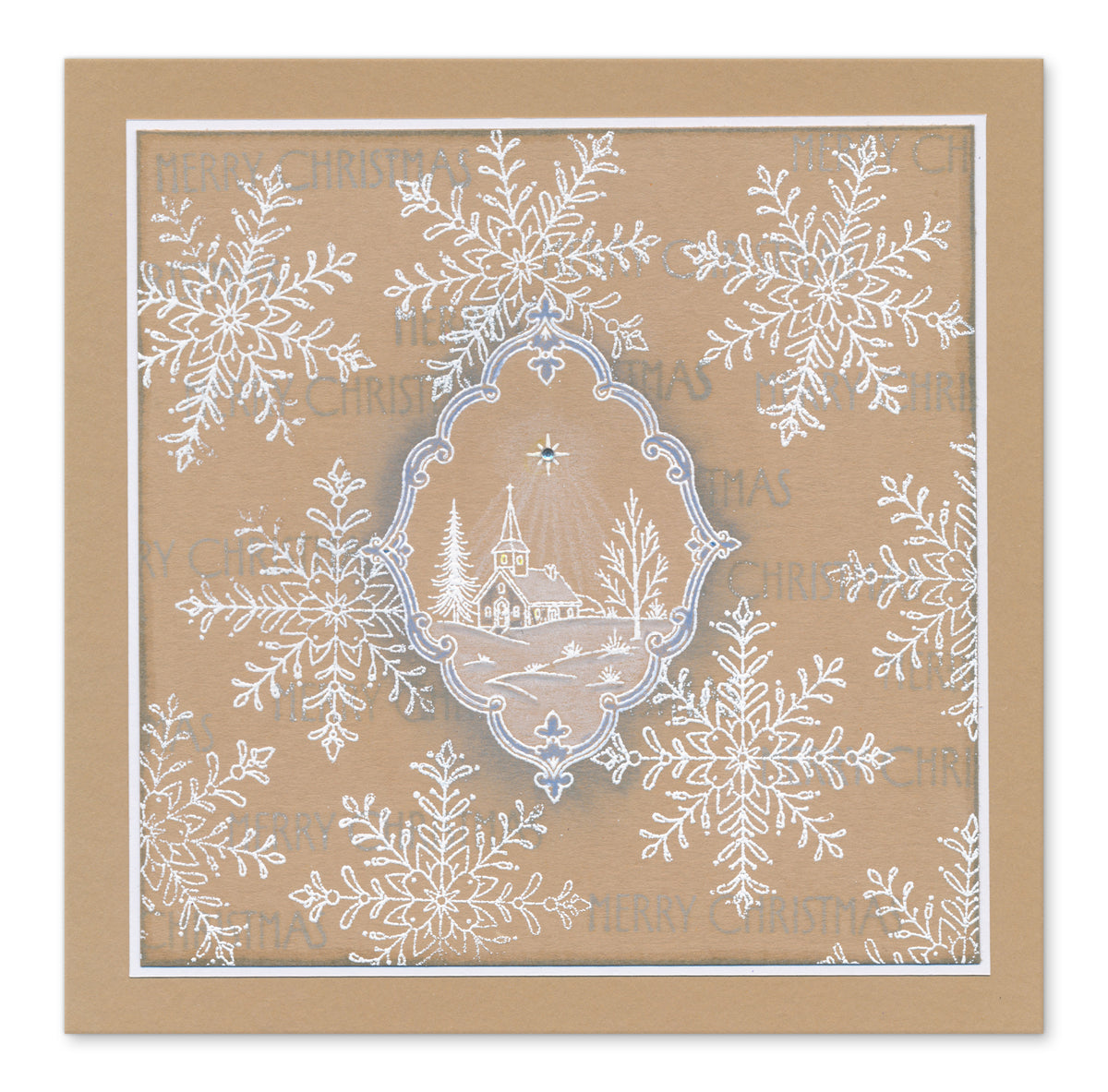 Winter Elements A5 Stamp Set With 6 x Printed Composition Swatches