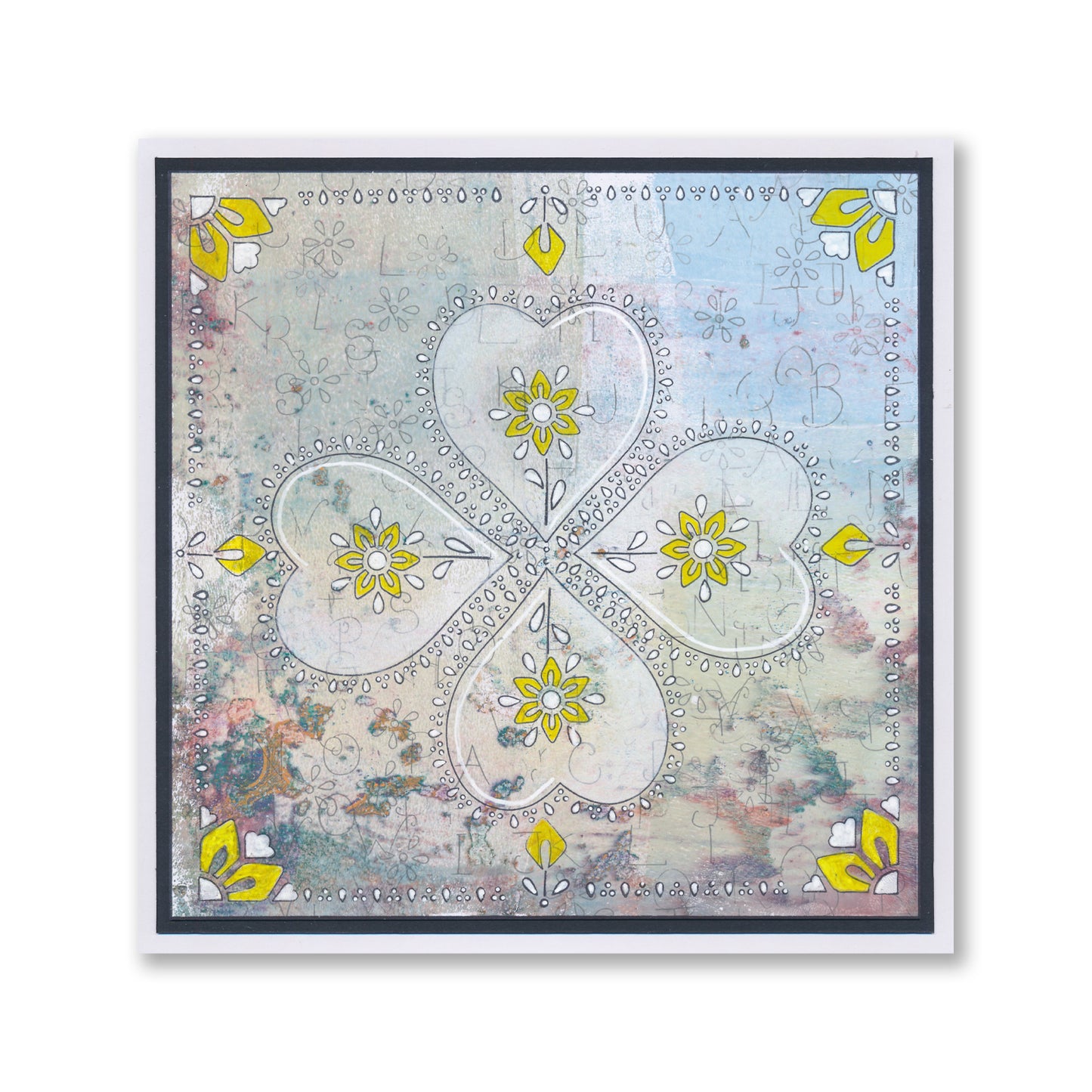 Barbara's Loving Heart A5 Stamp & Mask Set