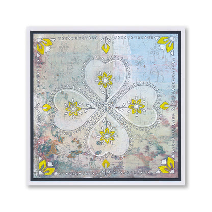 Barbara's Loving Heart A5 Stamp & Mask Set