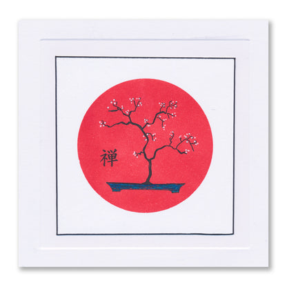 Mini Japanese Scene Builder - Trees A6 Stamp Set