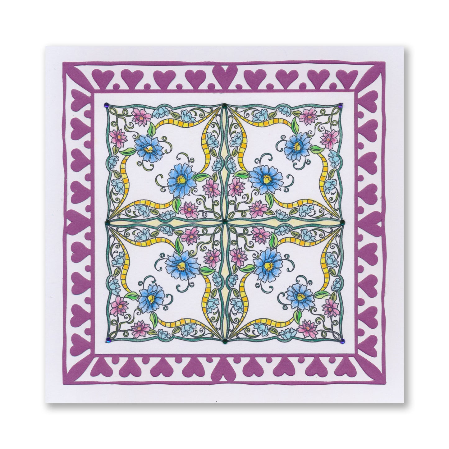 Richelieu French Lace Sampler A4 Stamp Set