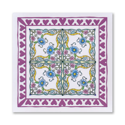Richelieu French Lace Sampler A4 Stamp Set