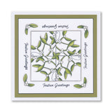 Linda's Mistletoe Swirls - Christmas Compendium A6 Stamp Set