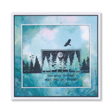 Just Woodland & Birds Silhouette Framers A5 Stamp Set