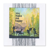 Celebrations 2 - Slow Down with Clarity Quotes Set 6 A5 Square Stamp & Postcards Duo