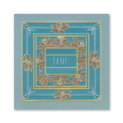 Petite Alphabet & Numbers A6 Square Groovi Plate