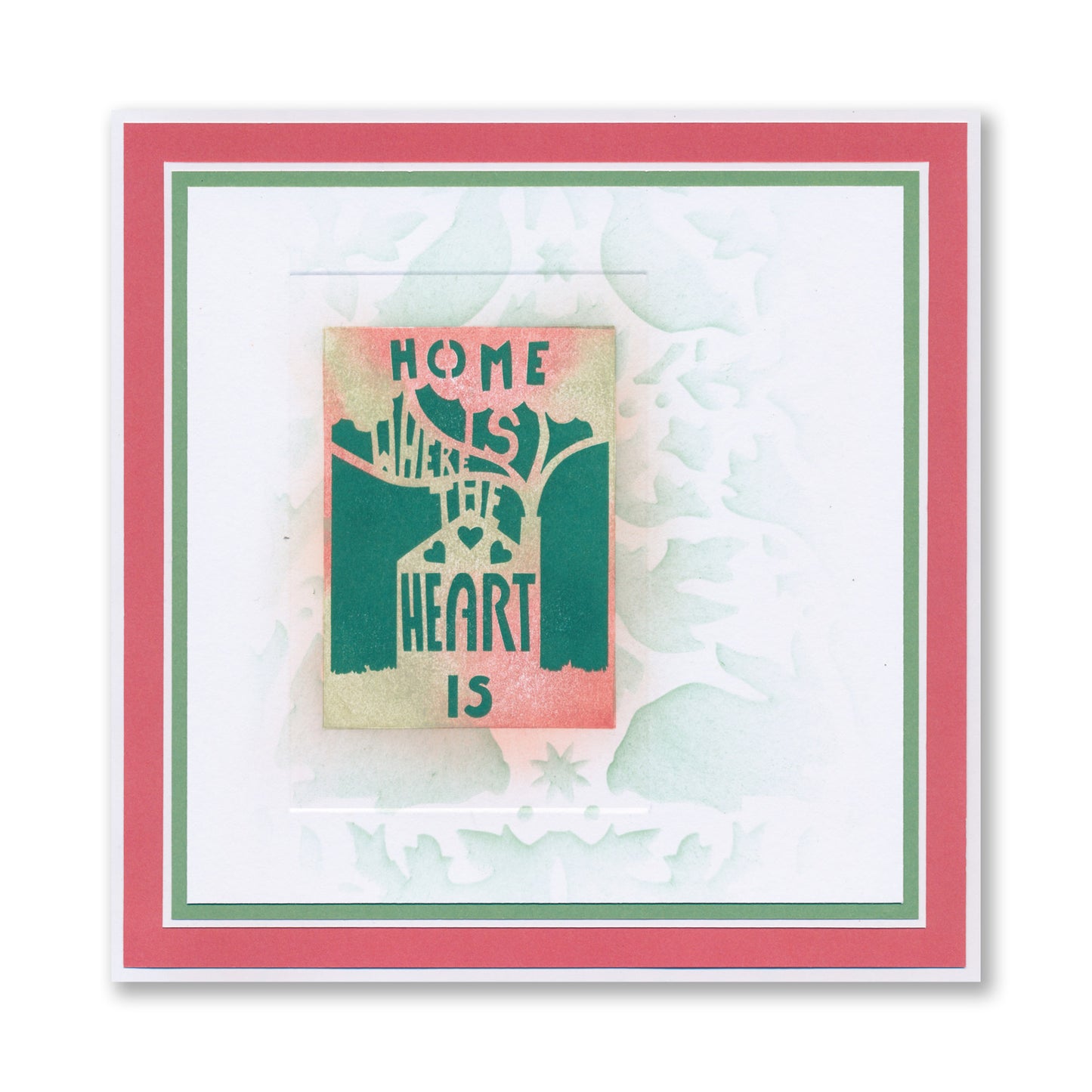 Ani's Folk Art - Set 1 - Two Way Overlay A5 Slim Stamp & Embedder Trio