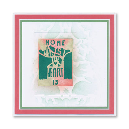 Ani's Folk Art - Set 1 - Two Way Overlay A5 Slim Stamp & Embedder Trio