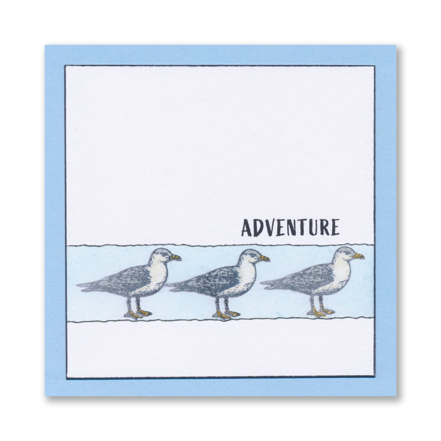 Feel Good Waymarker A5 Square Stamp & Mask Set