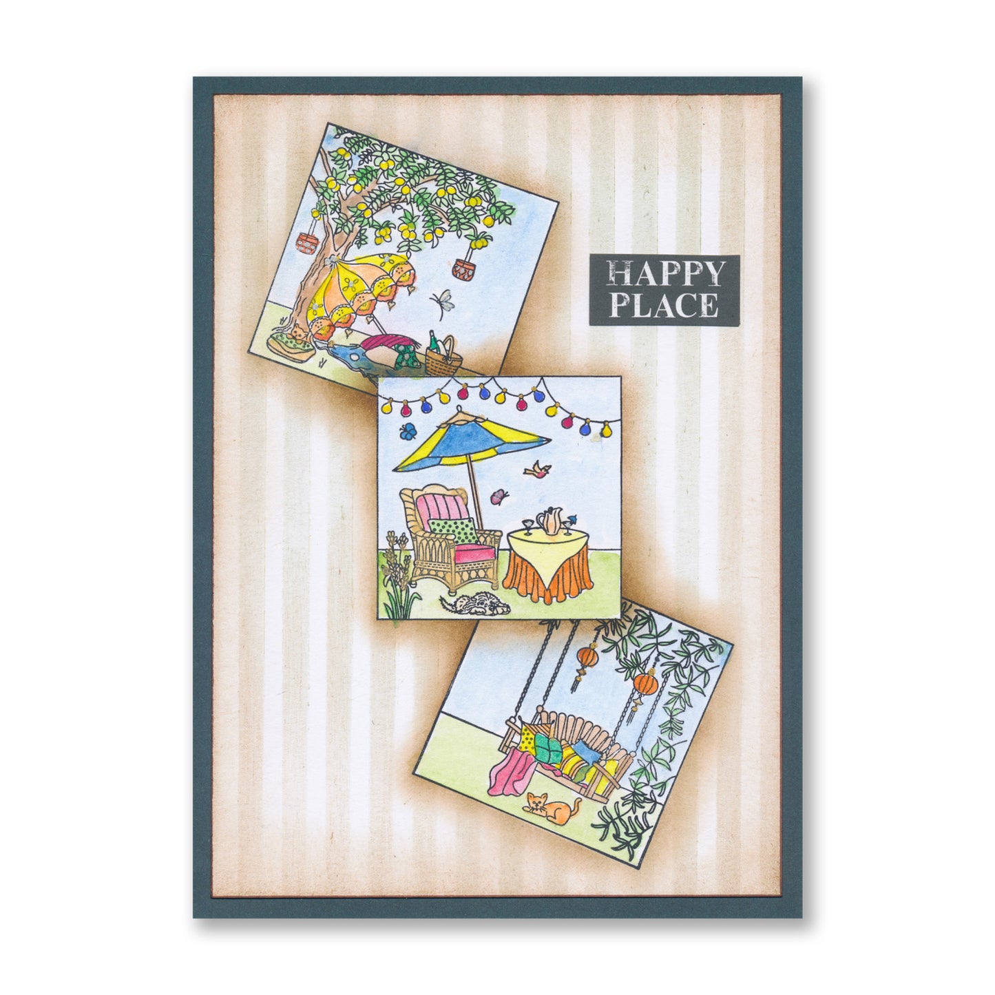 Linda's Summer Sampler A4 Stamp Set & FREE 5" x5" Mega Mount worth £5.25