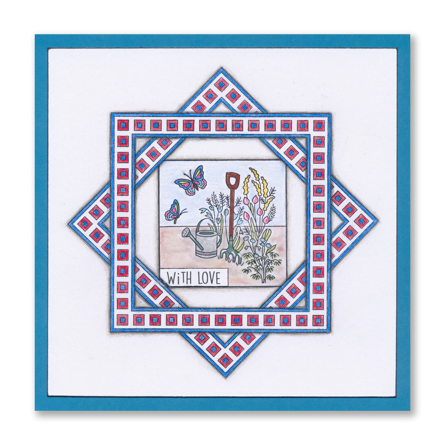 Linda's Summer Sampler A4 Stamp Set & FREE 5" x5" Mega Mount worth £5.25