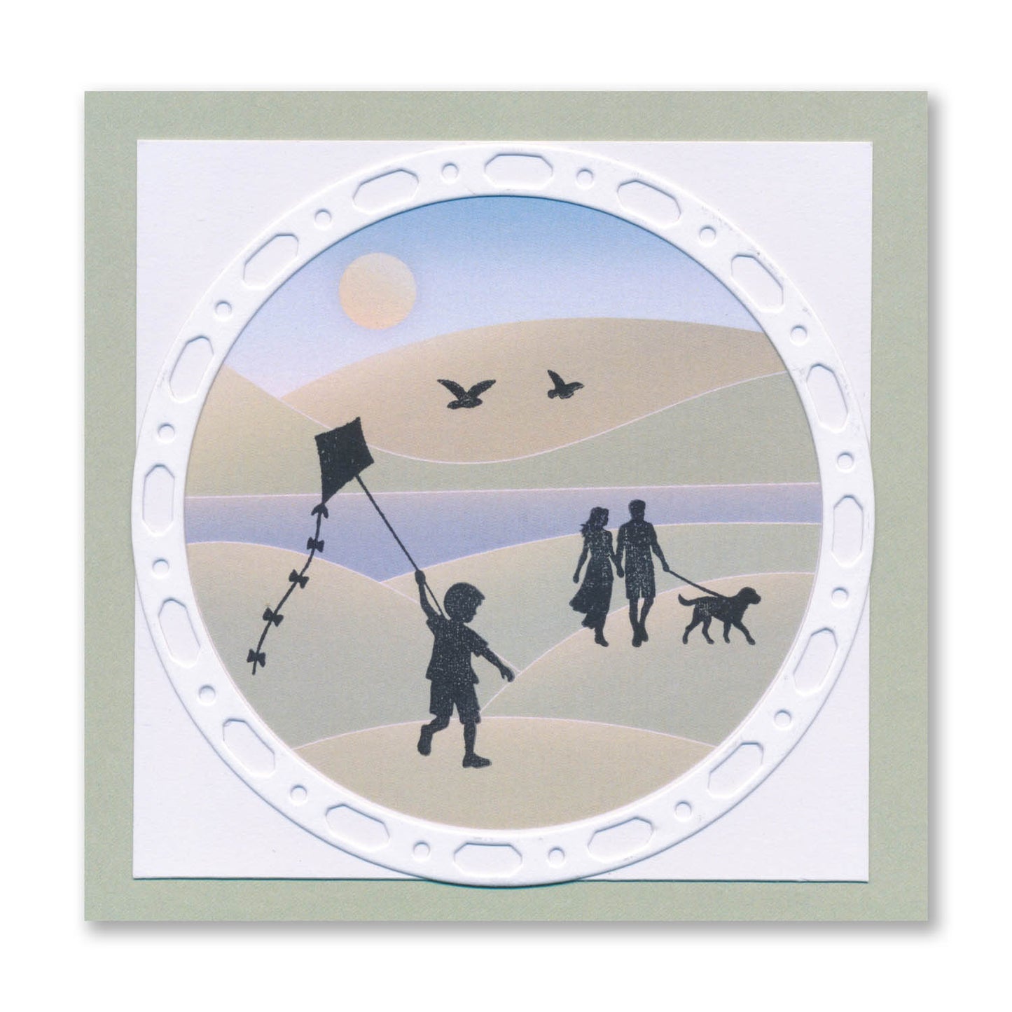 Wee Friends & Family Silhouettes - Life in Miniature A5 Stamp Set