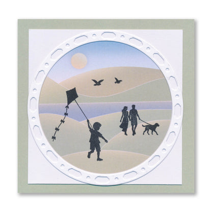 Wee Friends & Family Silhouettes - Life in Miniature A5 Stamp Set