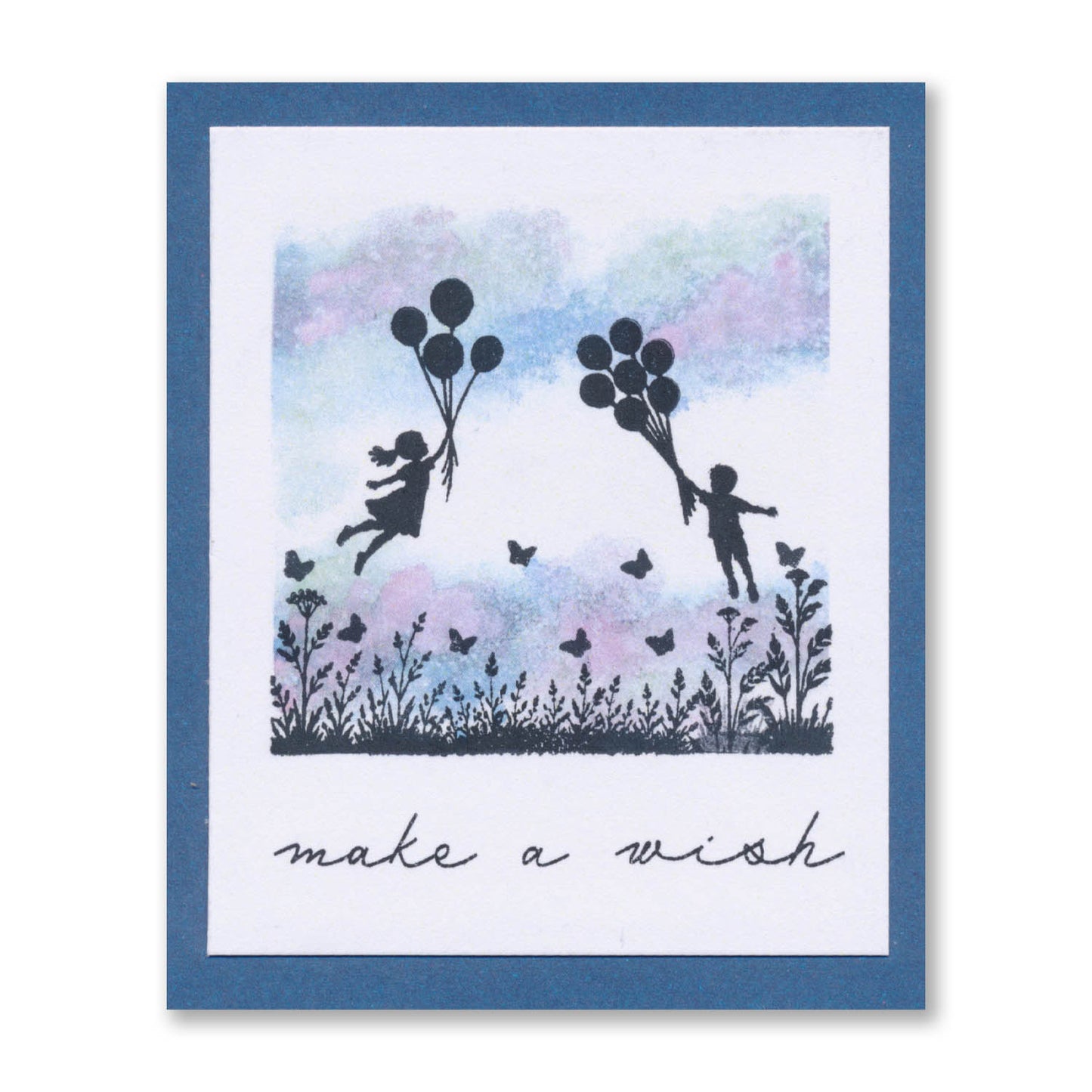 Wee Friends & Family Silhouettes - Life in Miniature A5 Stamp Set