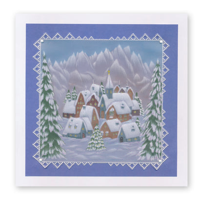 Linda's Enchanted Christmas A5 Square Groovi Plate Collection