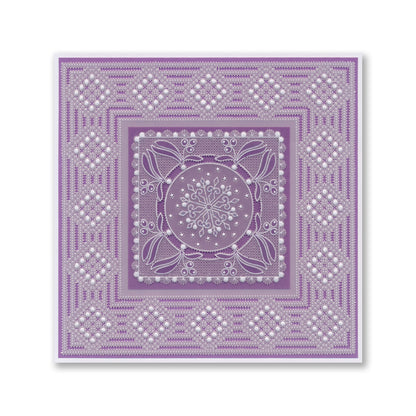 Tina's Snowflake & Mistletoe Christmas All in One A5 Square Groovi Plate
