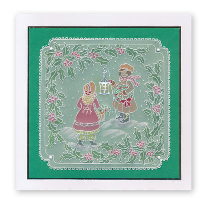 Linda's Enchanted Christmas A5 Square Groovi Plate Collection