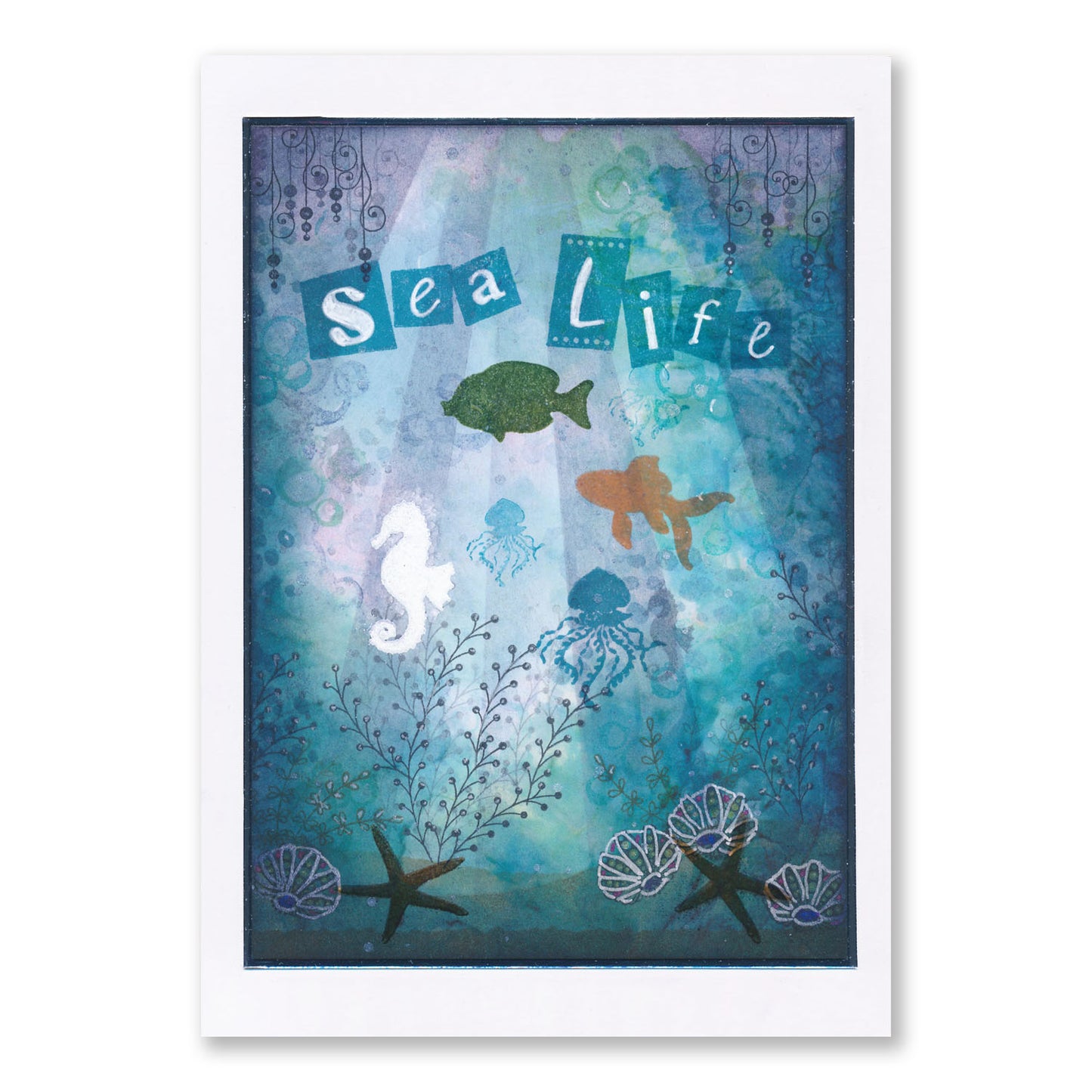 Wee Fish Silhouettes Stamp Set
