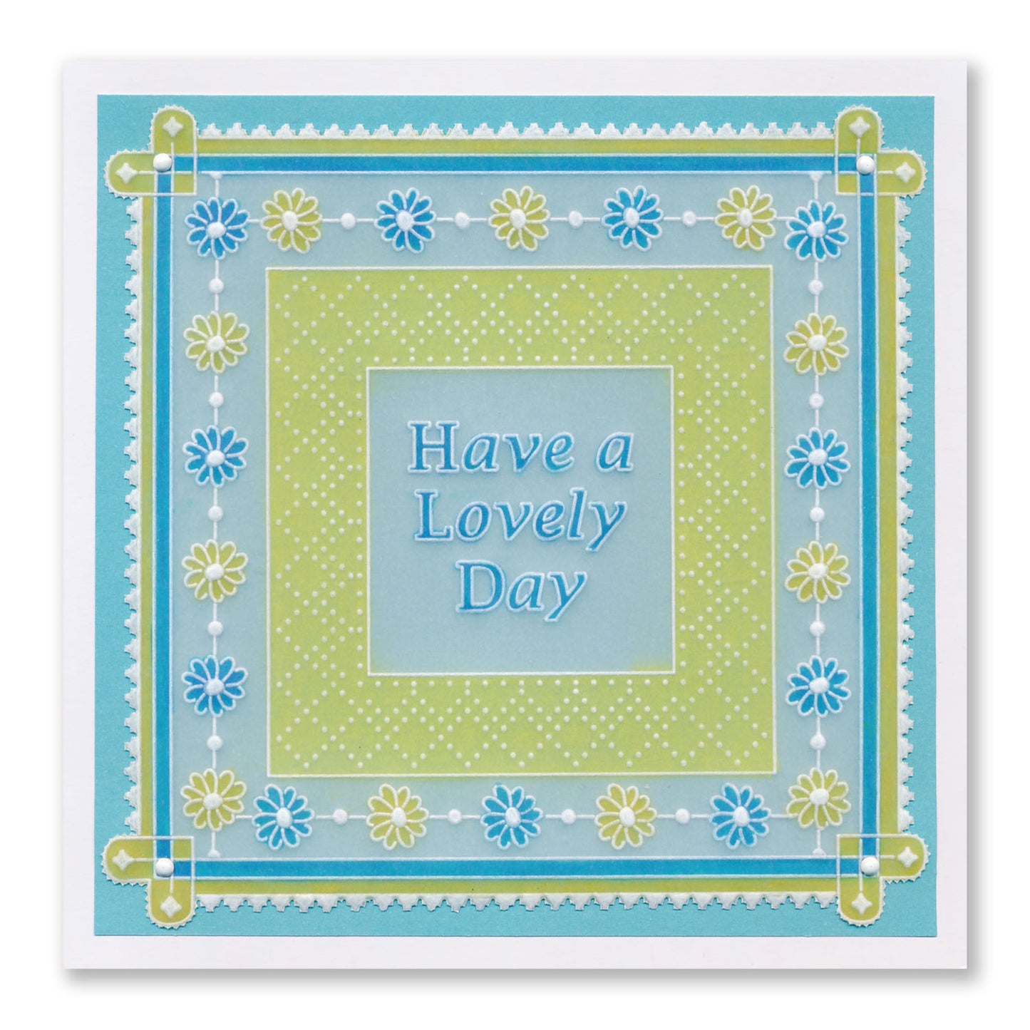 Dotted Lace Frames - Sentiments & Family A4 Groovi Plate