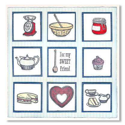 Mini Hobbies - Baking A5 Square Stamp Set
