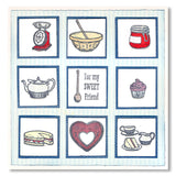 Kitchen A5 Square Stamp Set