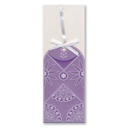 Tina's Floral Embroidery Parchlets A6 Square Groovi Plate Collection