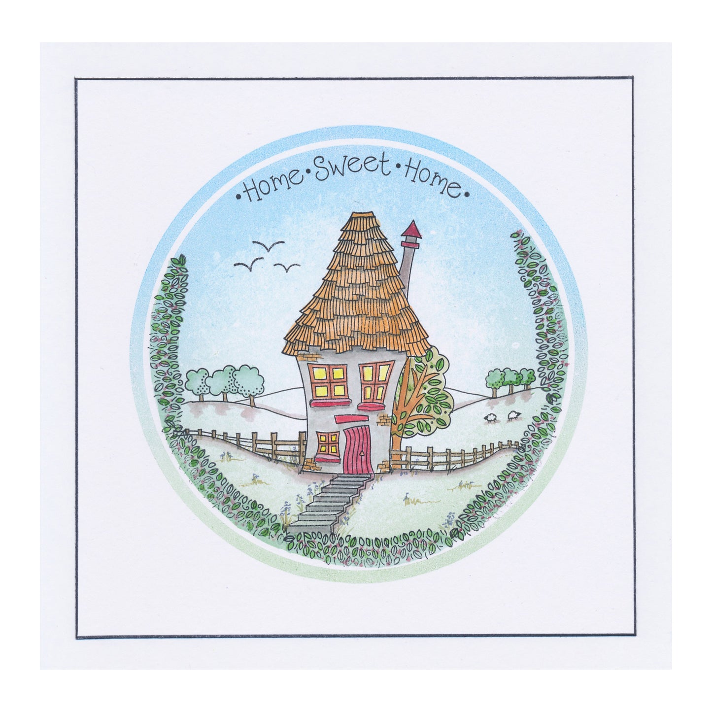 SHAC The House That Barb Built A5 Stamp & Mask Set