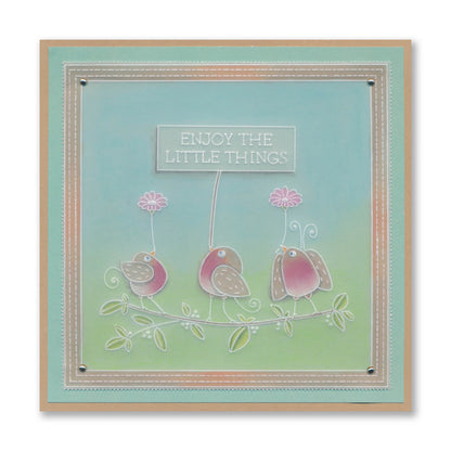 Picture This: Little SHAC Birds A4 Groovi Plate