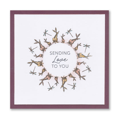 Barbara's Dotted Deer & Hare A6 Stamp & Mask Duo