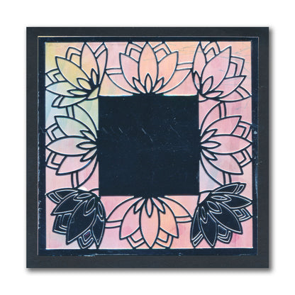 Japanese Peace Square Aperture Framer Die Set