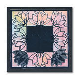 Floral Square Aperture Framer Die Sets & Storage Collection