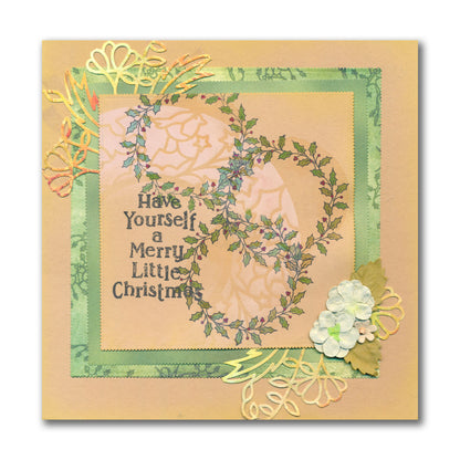 Set 4 - Quotes - Merry Little Christmas - A5 Square Stamp Set