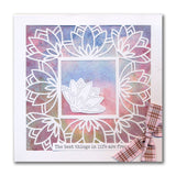 Japanese Beauty, Love & Peace Square Aperture Framer Die Set Trio