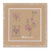 Barbara's SHAC Japonica Floral Panels A6 Stamp Set