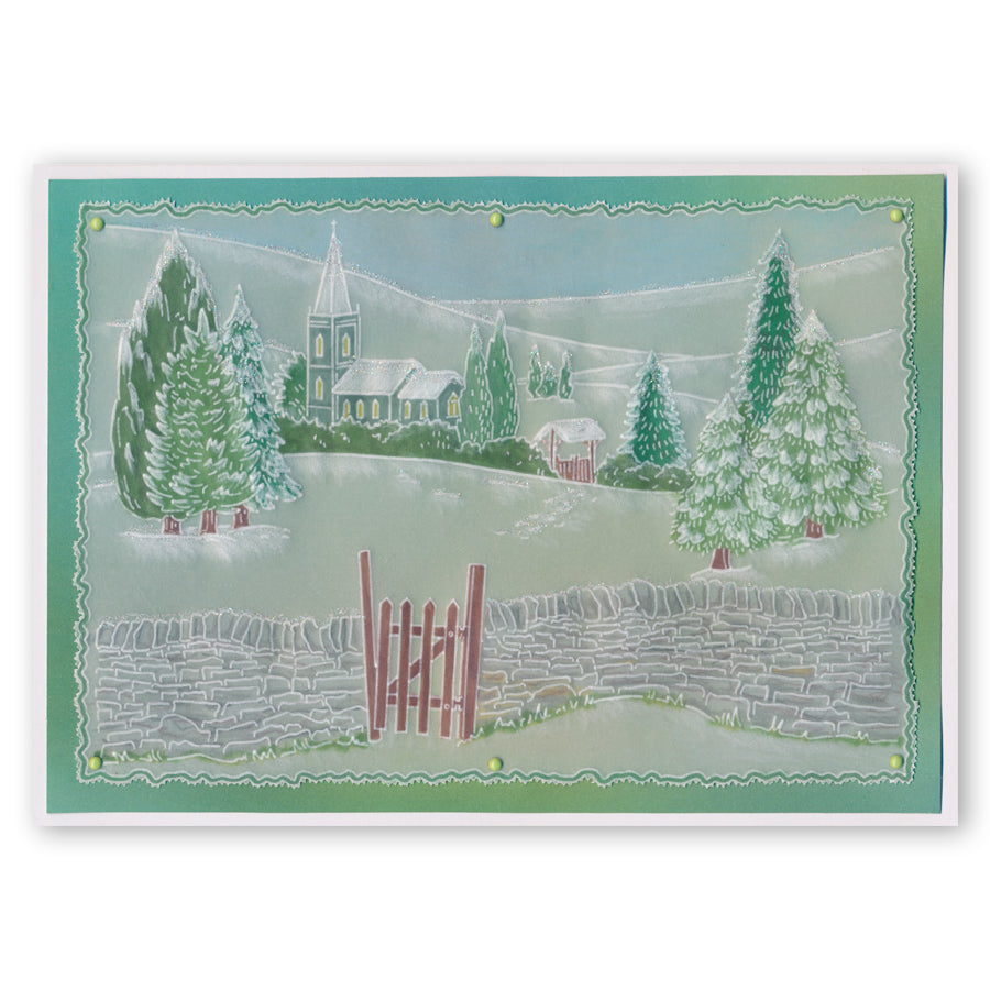 Jayne's Winter Scenes Complete Collection Groovi Plate Set