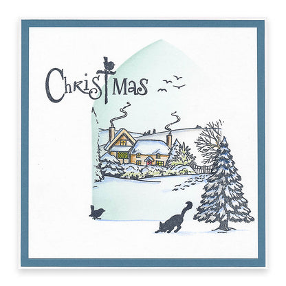 Jayne's Winter Scenes A5 Square Stamp & Mask Collection