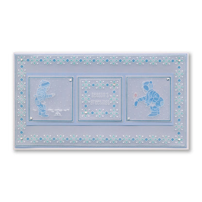 Jayne Nestorenko Christmas Winter Scenes Sampler A4 Groovi Plate