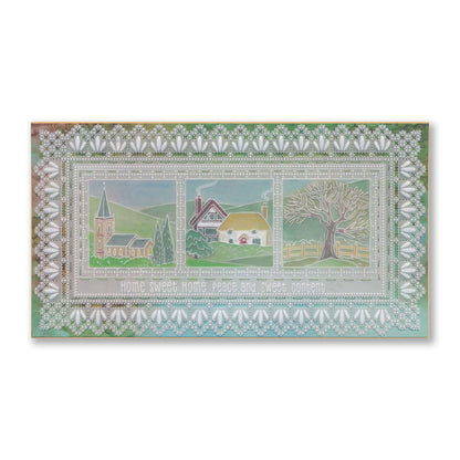 Jayne Nestorenko Christmas Winter Scenes Sampler A4 Groovi Plate