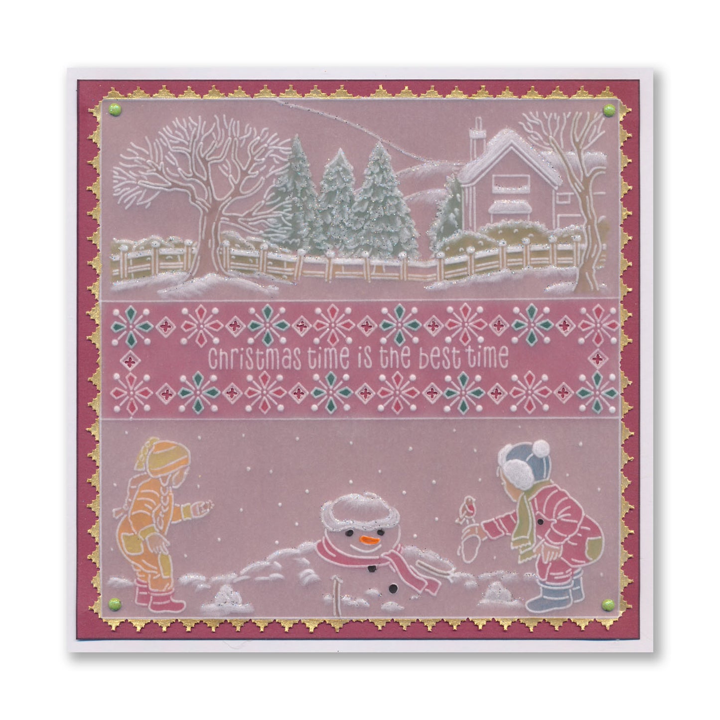 A Groovi Christmas Sampler Collection A4 Groovi Plate Trio & A5 Parchment