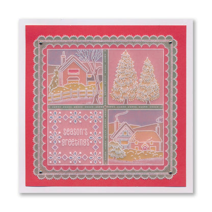 A Groovi Christmas Sampler Collection A4 Groovi Plate Trio & A5 Parchment