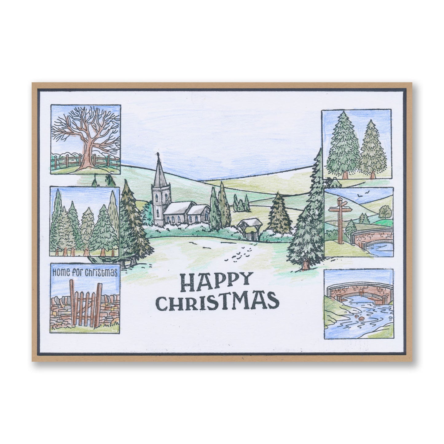 Jayne's Floral & Christmas Sampler A4 Stamp Set Duo