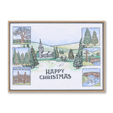 Jayne's Winter Scenes Christmas Sampler A4 Stamp Set