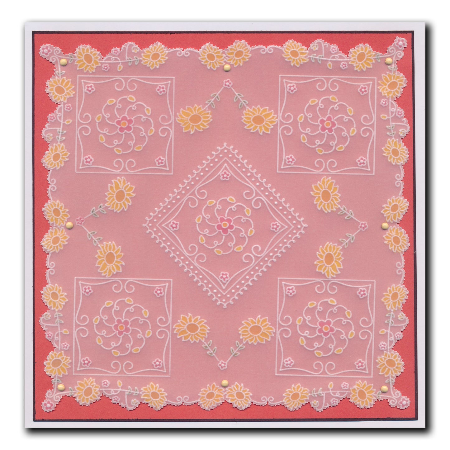 Jazz's Frames Through the Seasons A5 Square Groovi Plate Collection