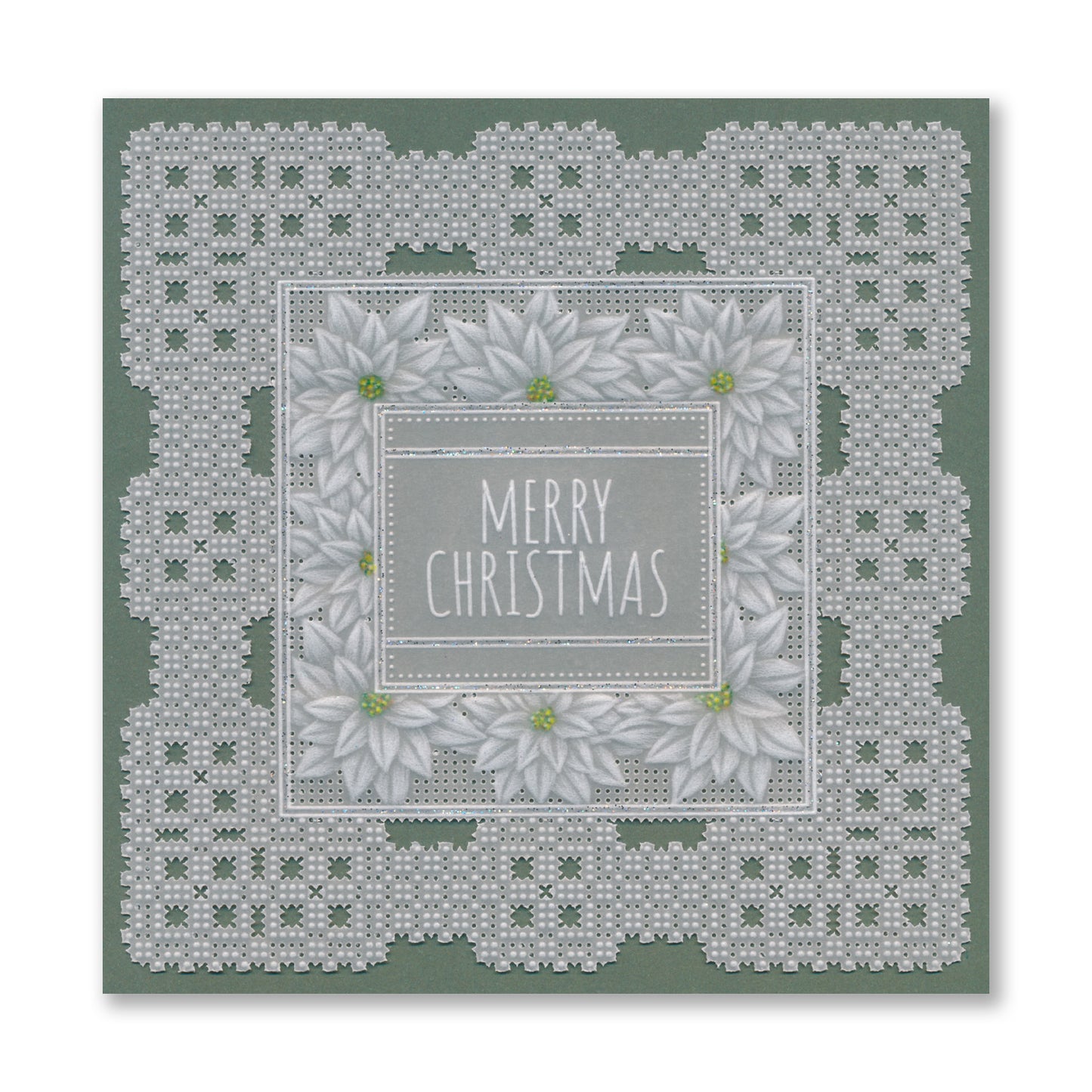Festive Frame & Sentiments A6 Square Groovi Plate Collection